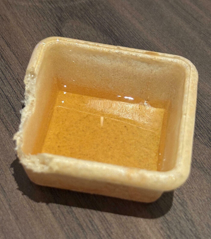 This Honey Container From My Hotel Breakfast Buffet Is Edible