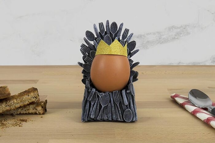 Game Of Thrones? More Like Game Of Scones With This Throne Egg Cup!