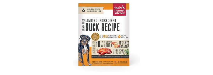 Honest Kitchen Limited Ingredient Duck Recipe