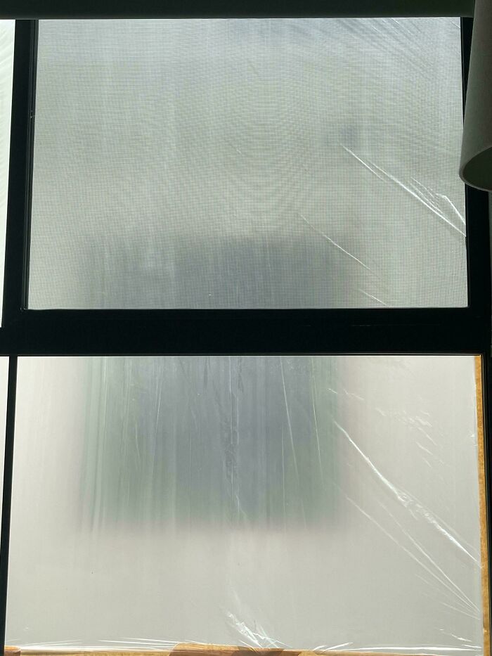 Landlord Covered My Windows With Plastic