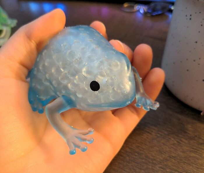 This Frog Stress Ball Is Cute And Gross In Equal Measure 