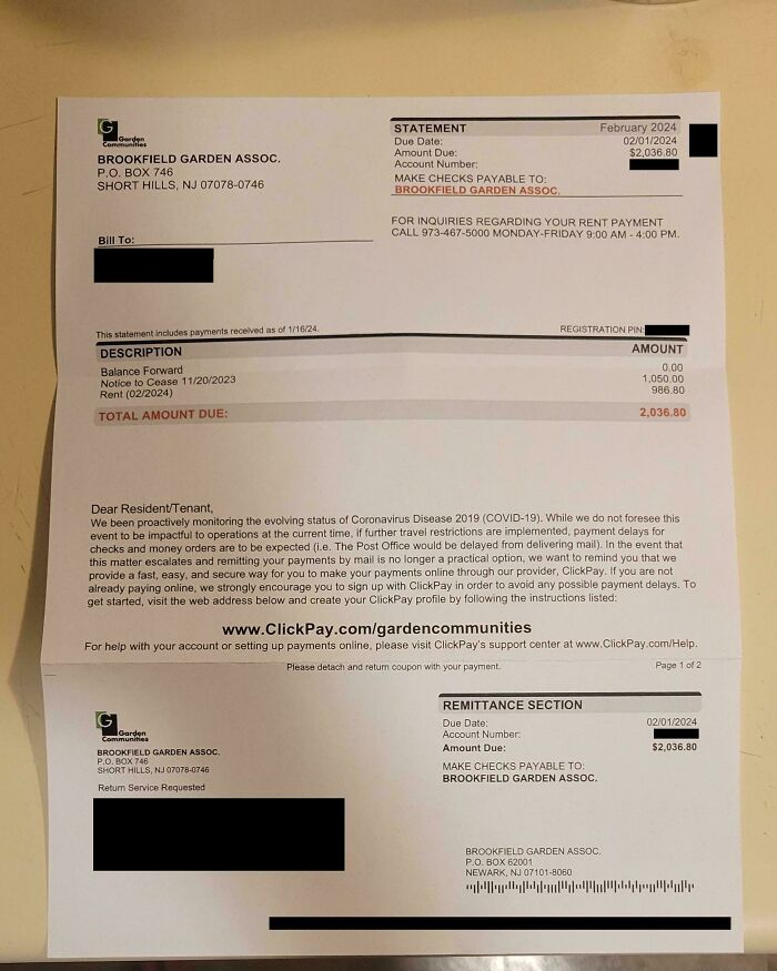 Is This Even Legal? Landlord Charged Me An Extra 1k For Notice To Cease, Even Though I Disputed It Outside Of Court Via Letter To Their Hq