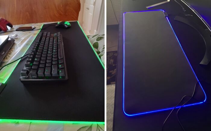 Dive Into The Action With A Large Rgb Gaming Mouse Pad