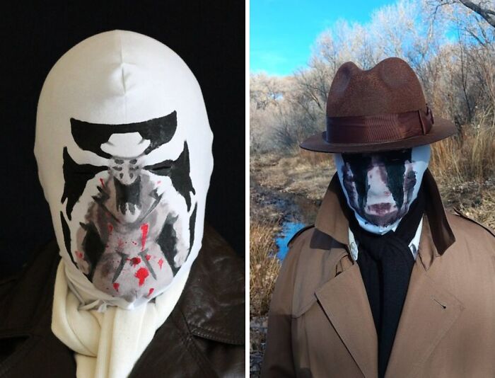 Be One Of The Watchmen When You Don This Scarily Realistic Rorschach Mask With Real Moving Inkblots