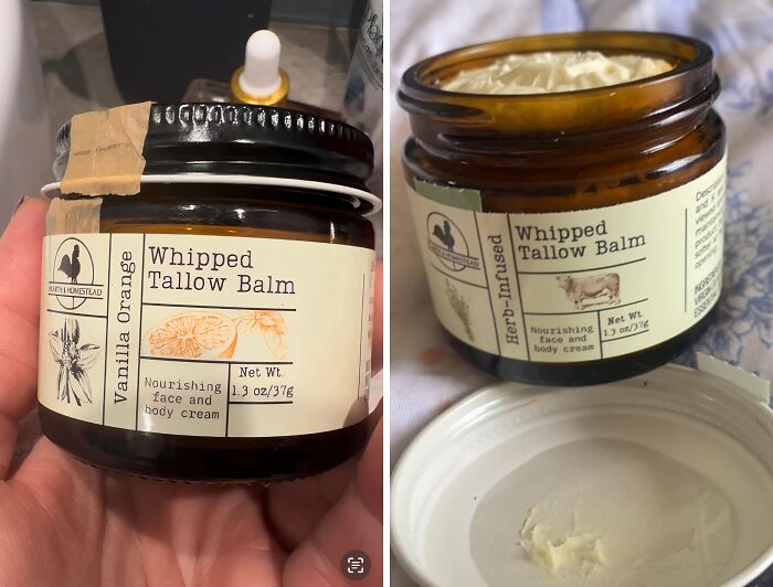  Handmade Whipped Tallow Balm - Nourishing Nature's Touch For Delicate Skin