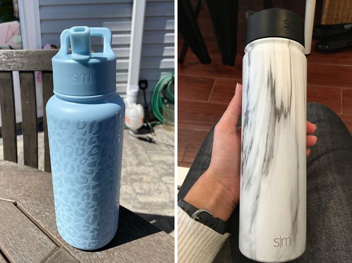  Stainless Steel Water Bottle With Straw Lid - Hydration Game Changer!