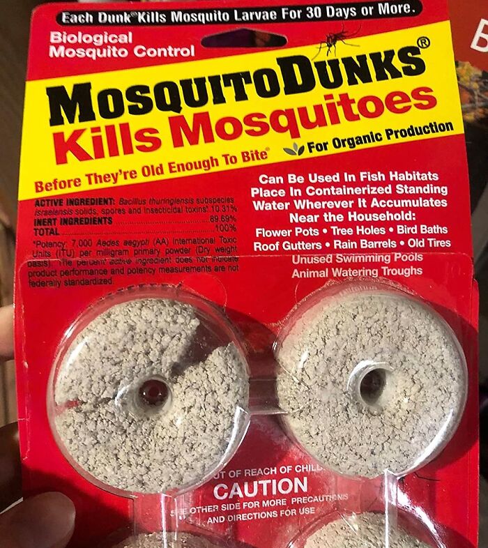 Toss, Forget, And Relax - These Mosquito Dunks Keep The Biters At Bay, Naturally!