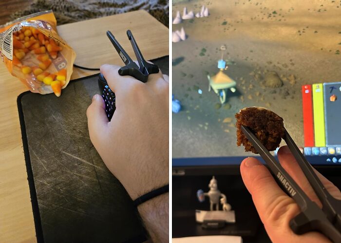 Keep The Cheetos Dust Away From Your Computer With These Finger Chopsticks For Gamers 