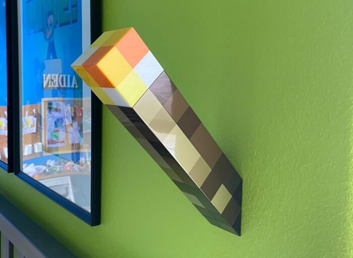 Give Your Room The Minecraft Treatment With This Torch Nightlight