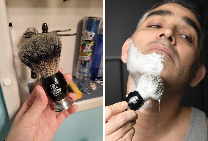 A Classic And High-Quality Shaving Brush Will Give Your Dad That Barber Experience At Home