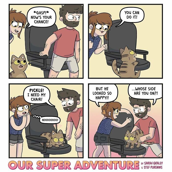 Relatable And Hilarious, Sarah Graley’s Comic Series Perfect For Couples And Cat Lovers (New Pics)