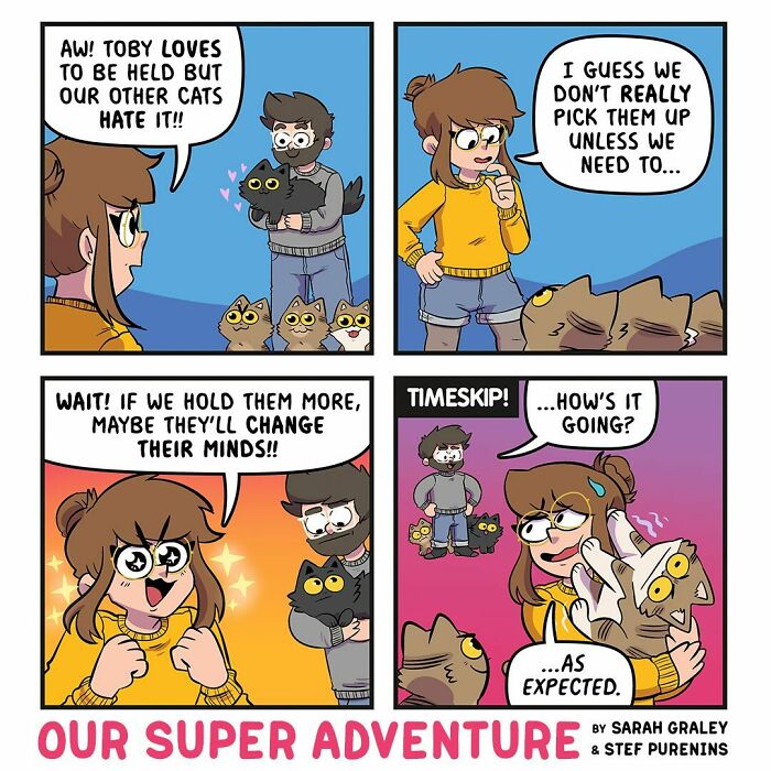 Relatable And Hilarious, Sarah Graley’s Comic Series Perfect For Couples And Cat Lovers (New Pics)