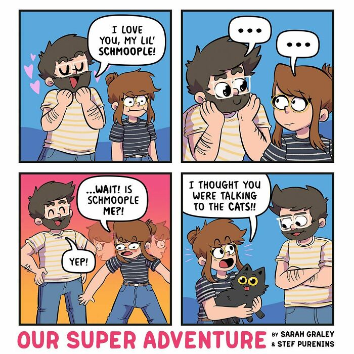 Relatable And Hilarious, Sarah Graley’s Comic Series Perfect For Couples And Cat Lovers (New Pics)