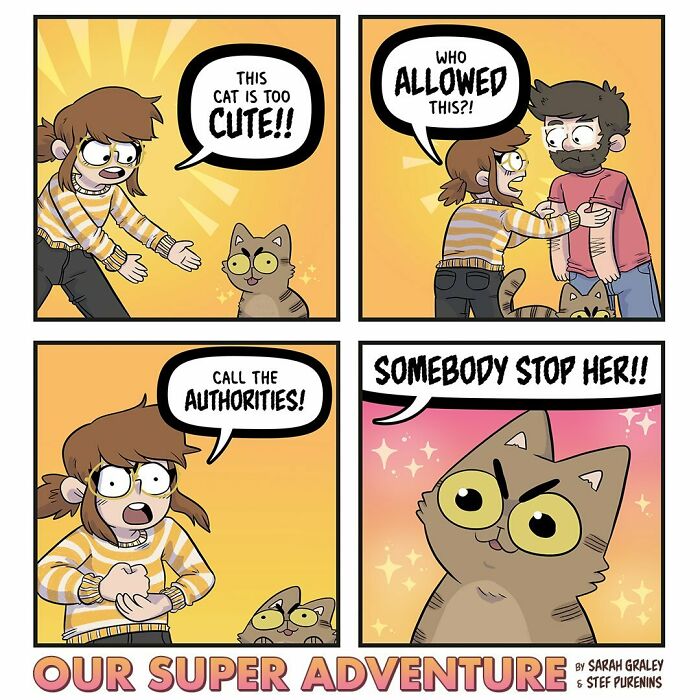 Relatable And Hilarious, Sarah Graley’s Comic Series Perfect For Couples And Cat Lovers (New Pics)