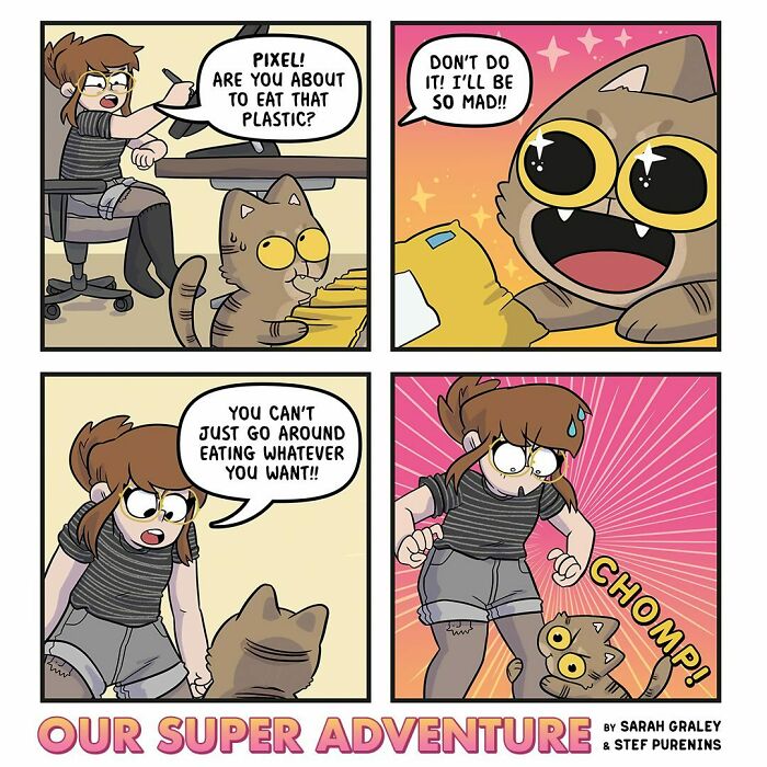 Relatable And Hilarious, Sarah Graley’s Comic Series Perfect For Couples And Cat Lovers (New Pics)