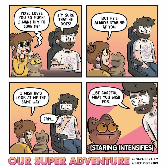 Relatable And Hilarious, Sarah Graley’s Comic Series Perfect For Couples And Cat Lovers (New Pics)