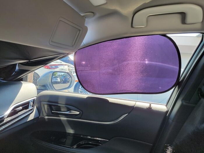 Avoid Getting Tanned On Just One Side With This Convenient Car Window Shade 