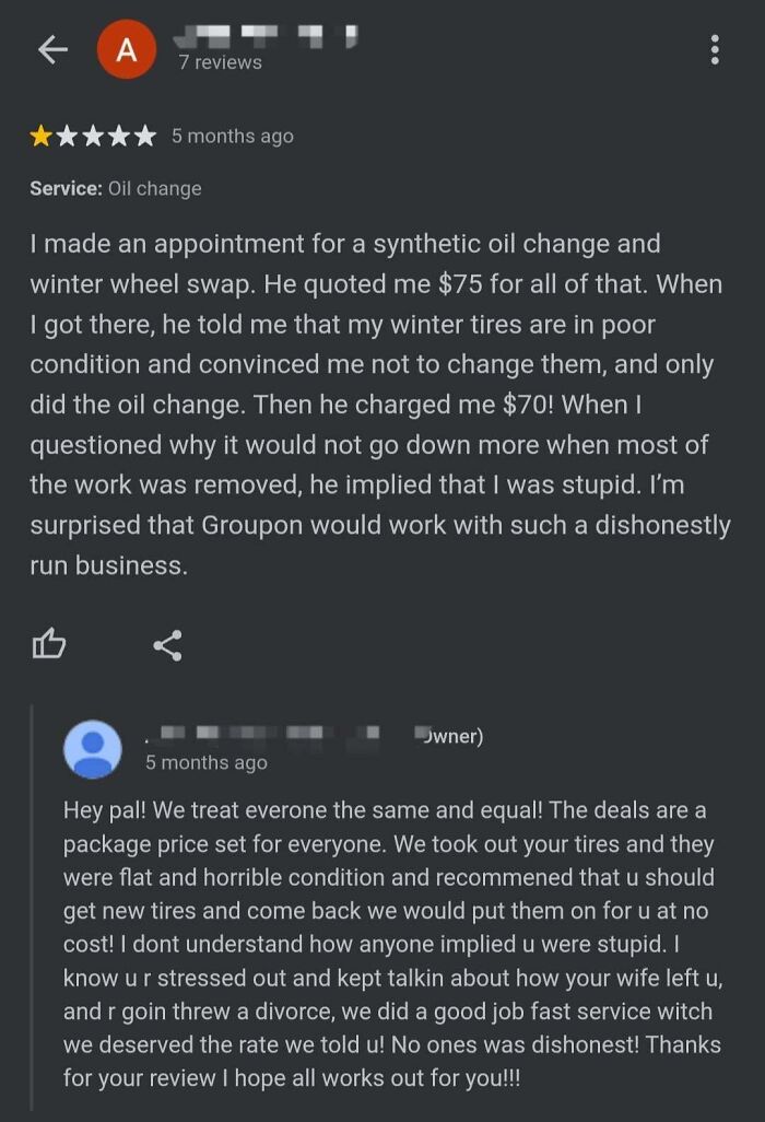 Reviews For A Repair Shop The Dealer Is Sending Me To For A Warrenty Repair. I Can't Believe This Is Real