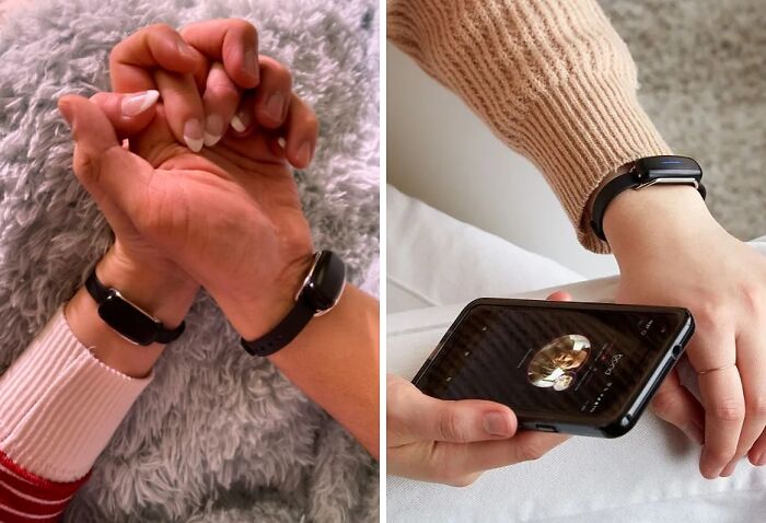  Long Distance Touch Bracelet Set : For Geeks Who Have Miles Between Their Hearts