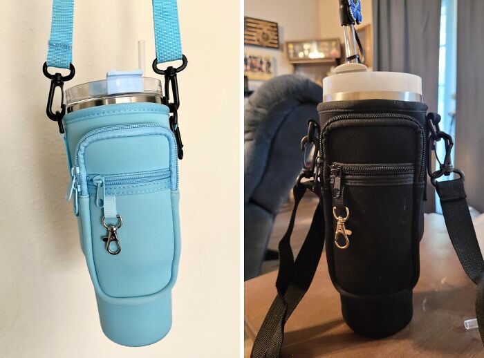  Water Bottle Carrier Bag With Pockets To Keep Your Stanley Close, Your Phone Closer