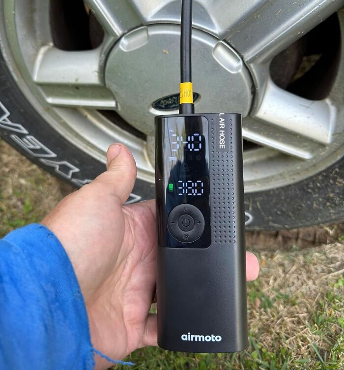 If Your Tires Are Looking Tired, Use This Portable Air Compressor To Give Them Another Good Year