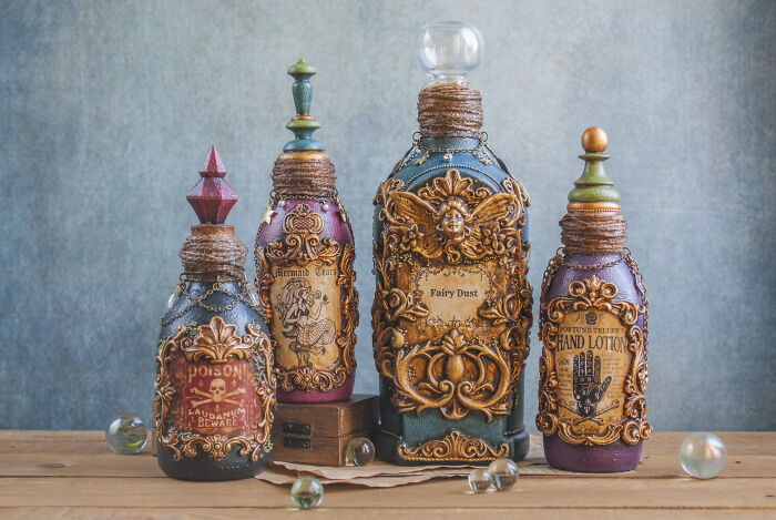 I Create One Of A Kind Artwork, Here Are My Magic Potions