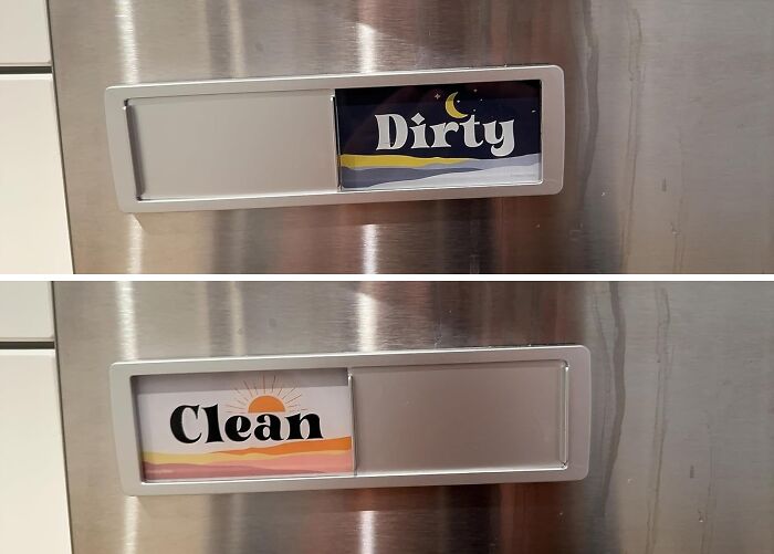  Dishwasher Magnet With Clean & Dirty Sign: A Simple Solution For A Clean Kitchen Dilemma.