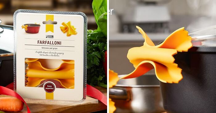 Pastably Perfect: Farfalloni-Shaped Pot Holders For Kitchen Fun