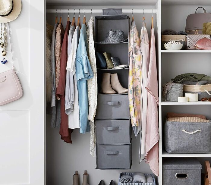Transform Your Closet With This Versatile Storage Organizer With Removable Drawers 