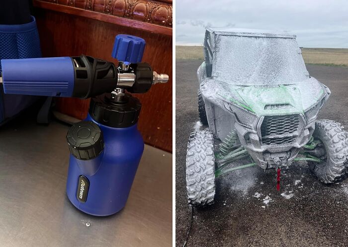 We Would Get This Car Wash Cleaning Attachment For Pressure Washers Just For The Satisfying Before And After