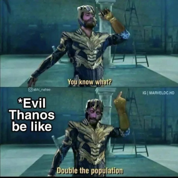 Evil Thanos Be Like