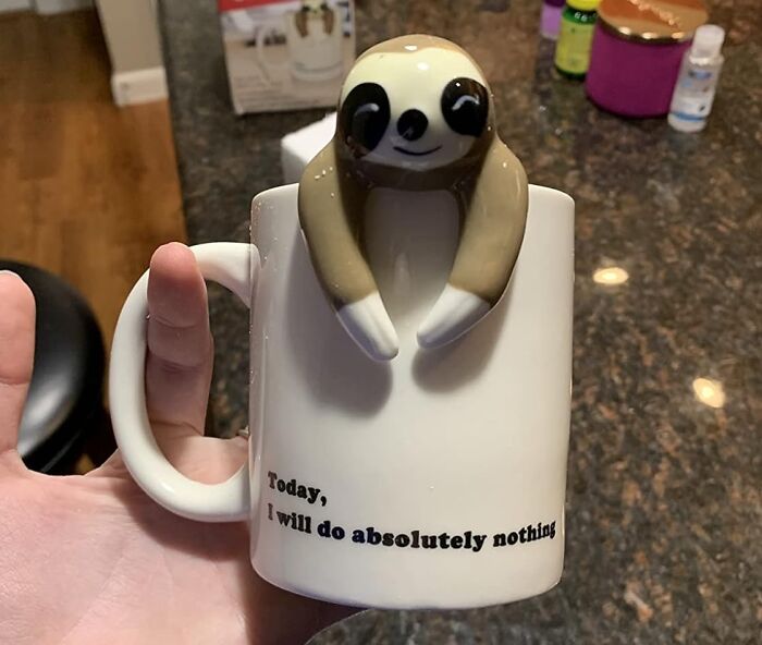 Let This Sloth Coffee Mug Remind You To Take It Slow