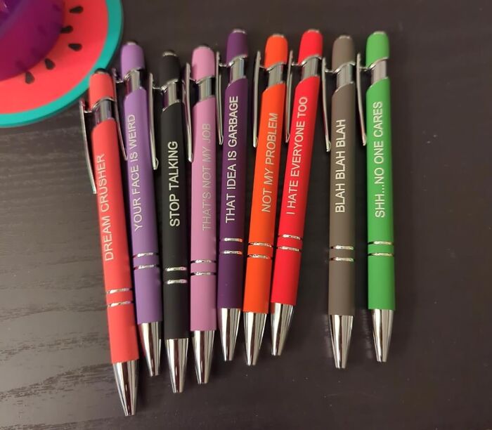 Get Yourself Some Sarcastic Ballpoint Pens That Have Just As Much Attitude As You