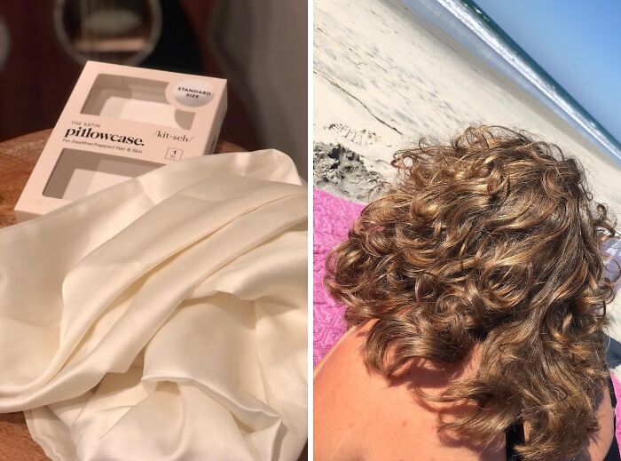 Invest In A Satin Pillow Case . Your Hair Will Thank You