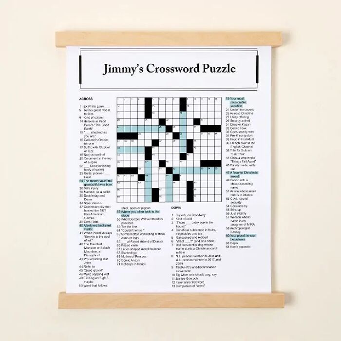  Personalized Crossword Print : This One Is For All The Word Nerds Out There