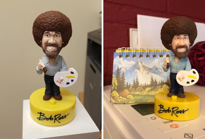 Your Bob Ross Bobblehead Will Remind You To Embrace The Happy Little Accidents