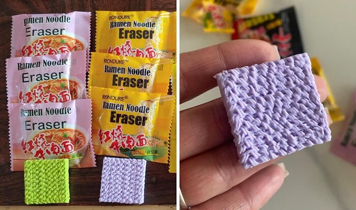 These Ramen Noodles Erasers Look Almost Good Enough To Eat