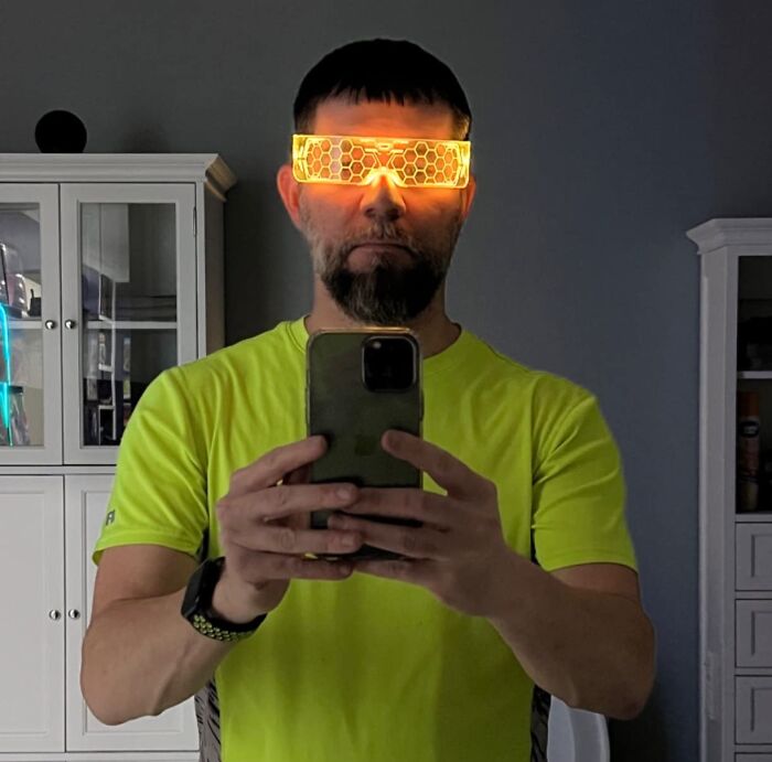Shine Bright With LED Visor Glasses That Light Up For Standout Looks