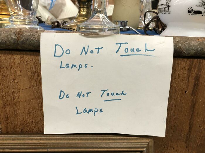 Should I Touch The Lamps?