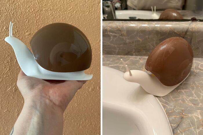 Let This Snail Soap Dispenser Remind You To Take It Slow