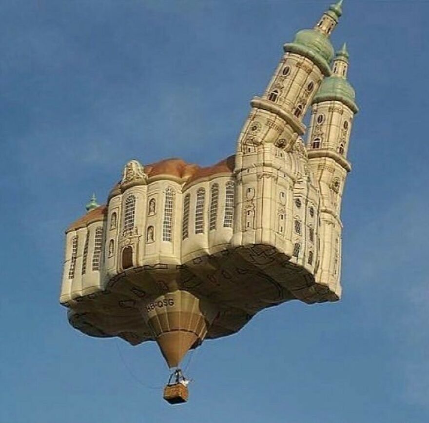 @hayaomiyazaki Un Real Life #flyingcastle #castle #flying