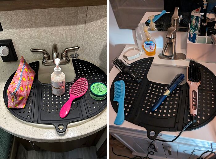 Double Up Your Counter Space With This Genius Foldable Sink Cover 