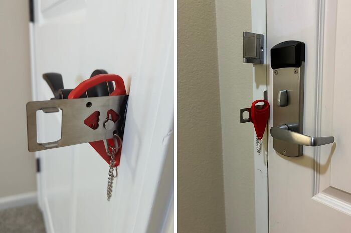 Sleep With Peace Of Mind Thanks To This Portable Door Lock 