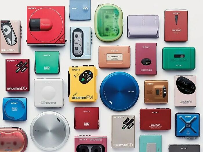 A Colorful Array Of Sony Walkmans Throughout The 90’s