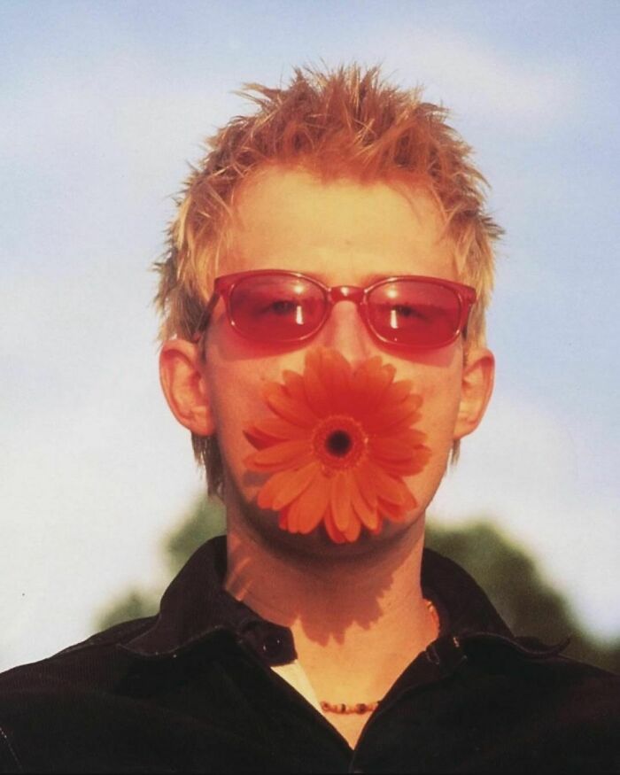 Thom Yorke Of Radiohead Photographed By Steve Double In Madrid For Melody Maker Magazine. (1995)