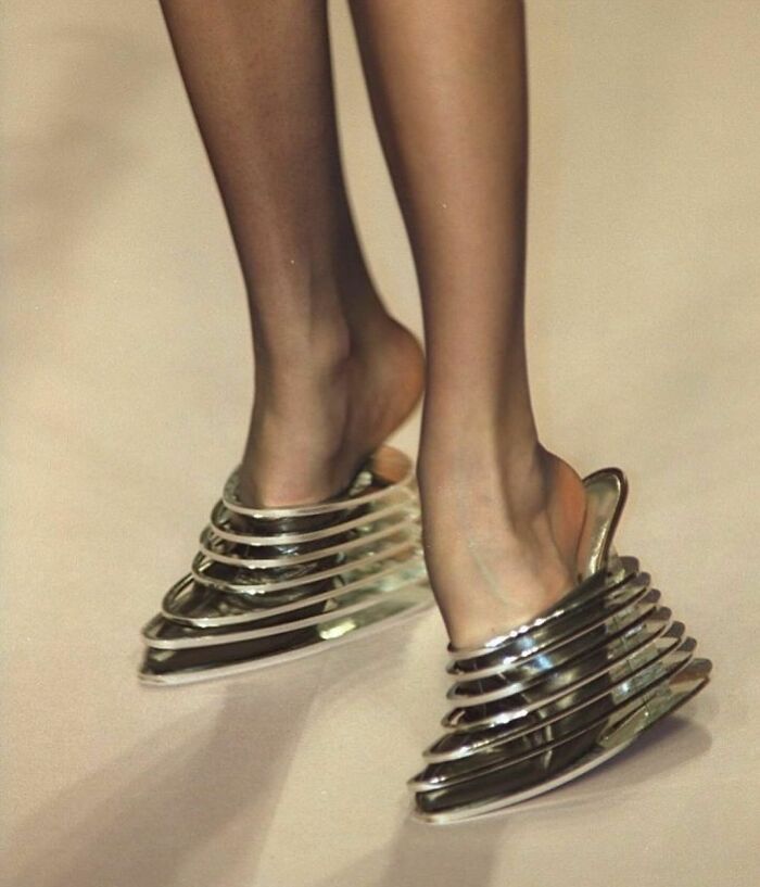 Footwear At Paco Rabanne S/S 1998 Haute Couture