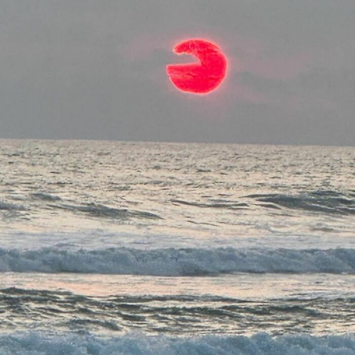 Blood Orange Sunset From Santa Teresa, Costa Rica