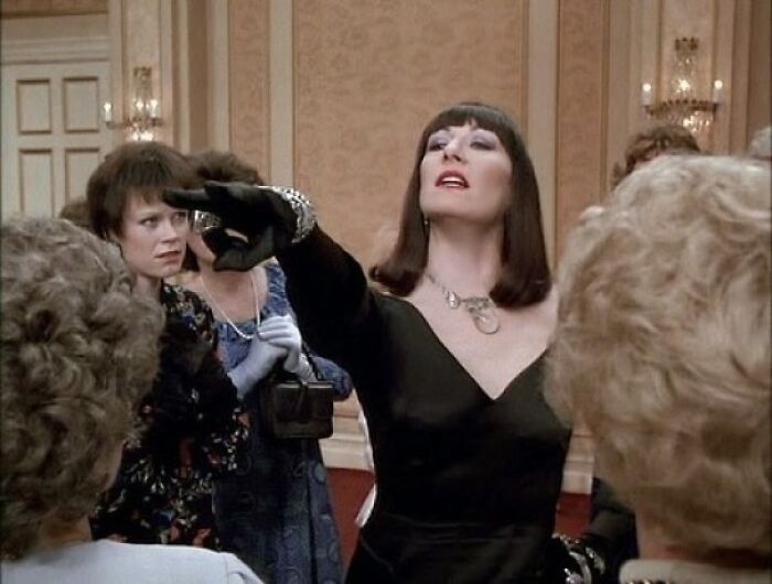 Scenes Of Anjelica Huston In The Movie “The Witches”. (1990)