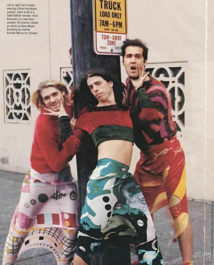 Nirvana Photographed By Stephane Sednaoui For Mademoiselle Magazine, August 199