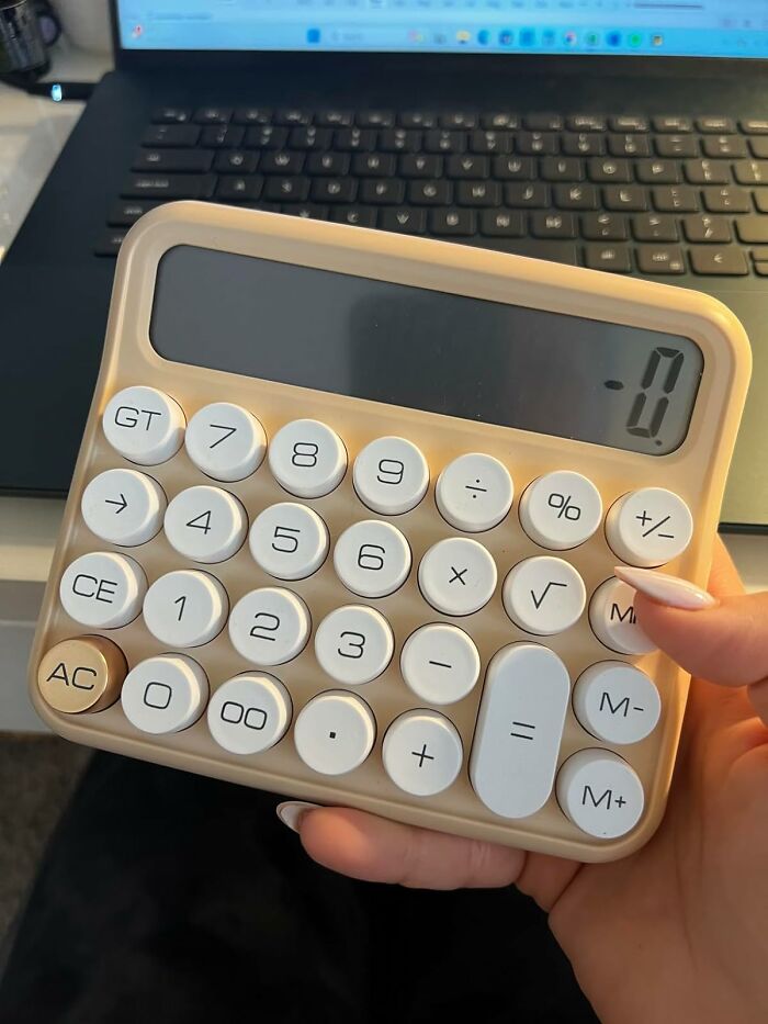 At Home, No One Will See That You Are Using Your Desk Calculator To Do 3x2